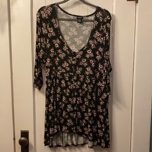 Torrid Babydoll, 3/4 sleeves, size 1